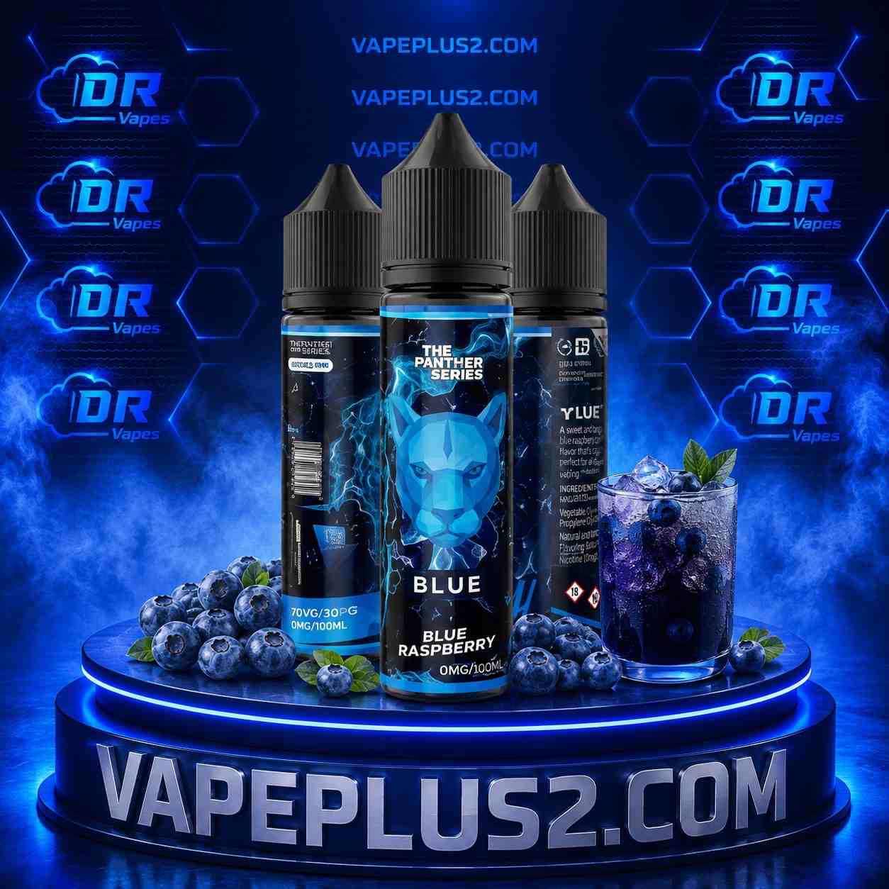 جویس تمشک آبی دکتر ویپز 60 میل | DR.VAPES BLUE PANTHER