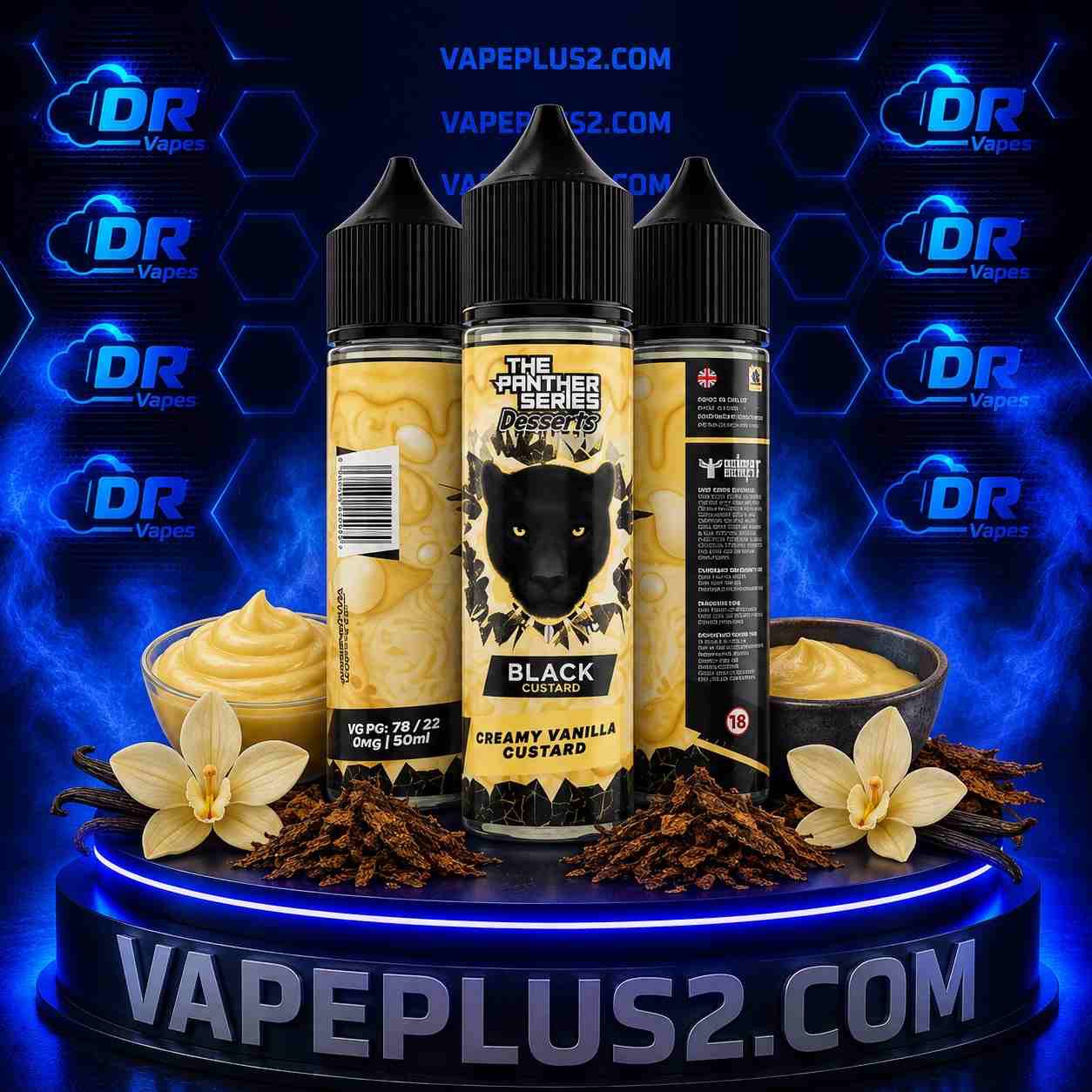 جویس بلک کاستارد دکتر ویپز 60 میل | Dr.Vapes Black Custard