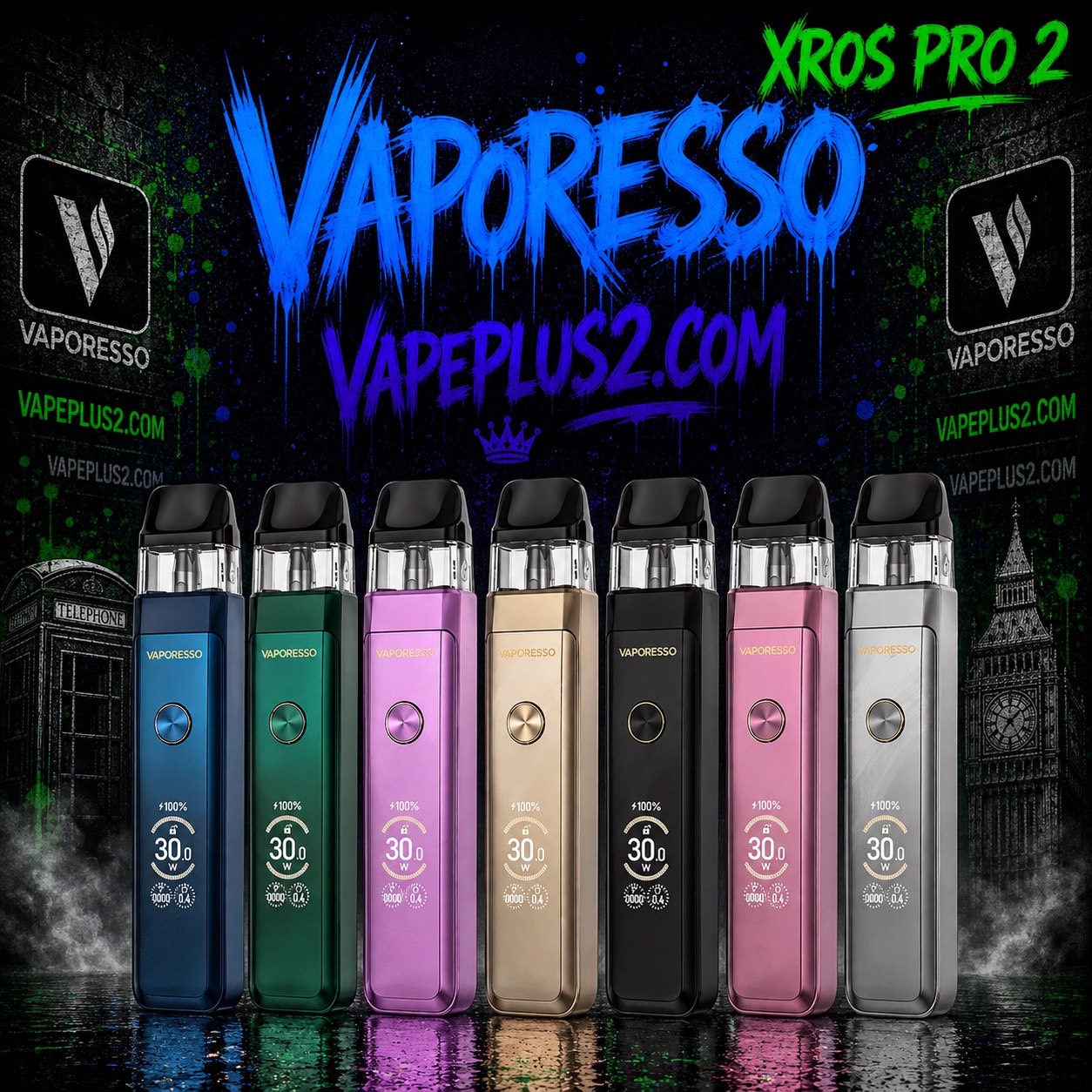 پاد ویپرسو اکسراس پرو 2 | VAPORSSO XROS PRO 2