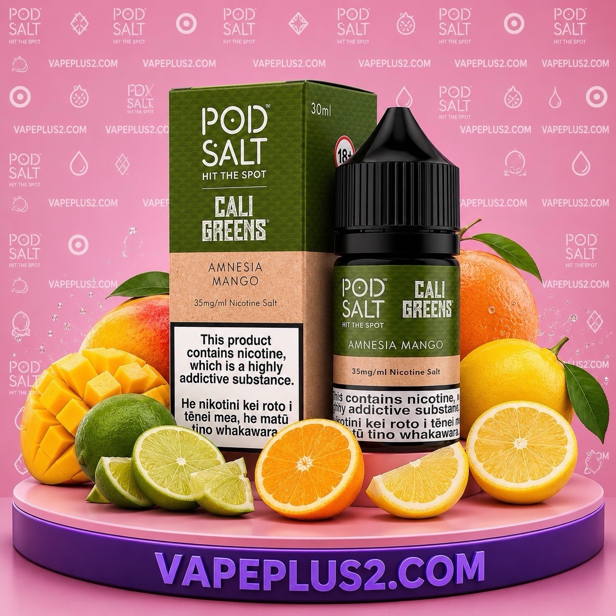 سالت انبه مرکبات پاد سالت | POD SALT AMNESIA MANGO