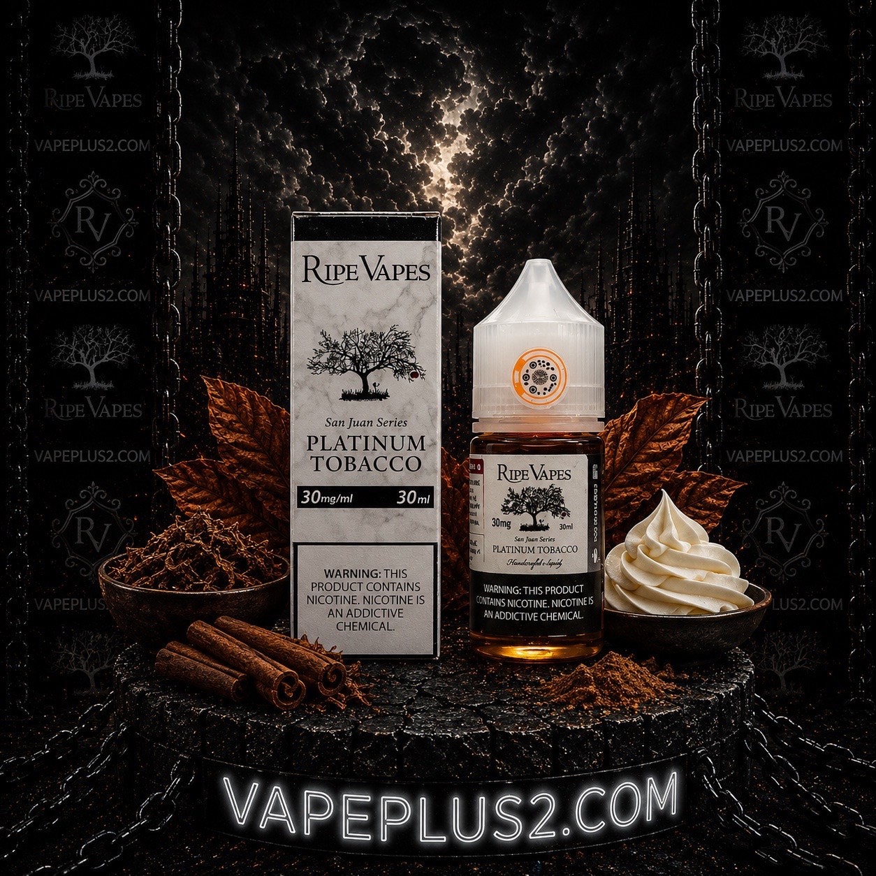 سالت پلاتینیوم رایپ ویپز | Ripe Vapes Platinum Tobacco