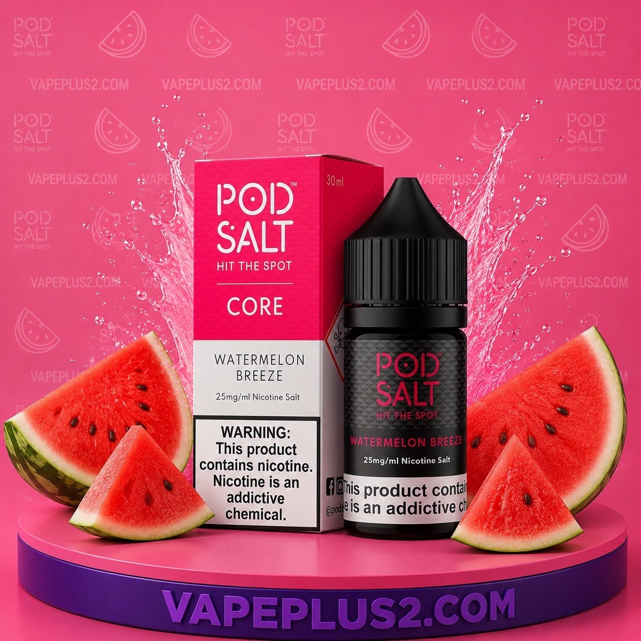 سالت نیکوتین هندوانه یخ پاد سالت | Pod Salt Watermelon Ice