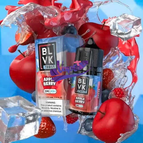 سالت سیب بری یخ بی ال وی کی | BLVK Apple Berry Ice Salt Nic