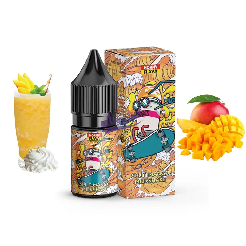 سالت میلک شیک انبه هورنی | Horny Flava Salt Split Mango Milkshake 30ml