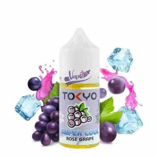 سالت نیکوتین سوپرکول انگور قرمز یخ توکیو | Tokyo Super Cool Rose Grape Salt