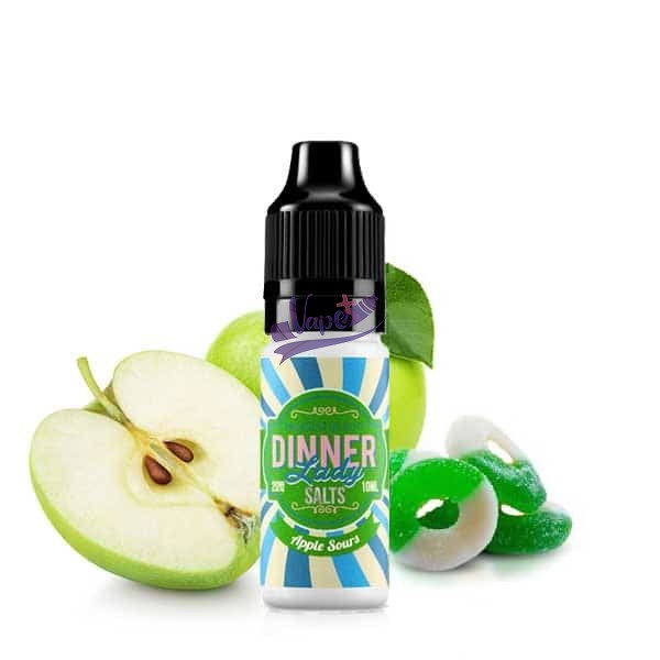 نیکوتین سالت آبنبات سیب ترش دینر لیدی | DINNER LADY APPLE SOURS (10ml)
