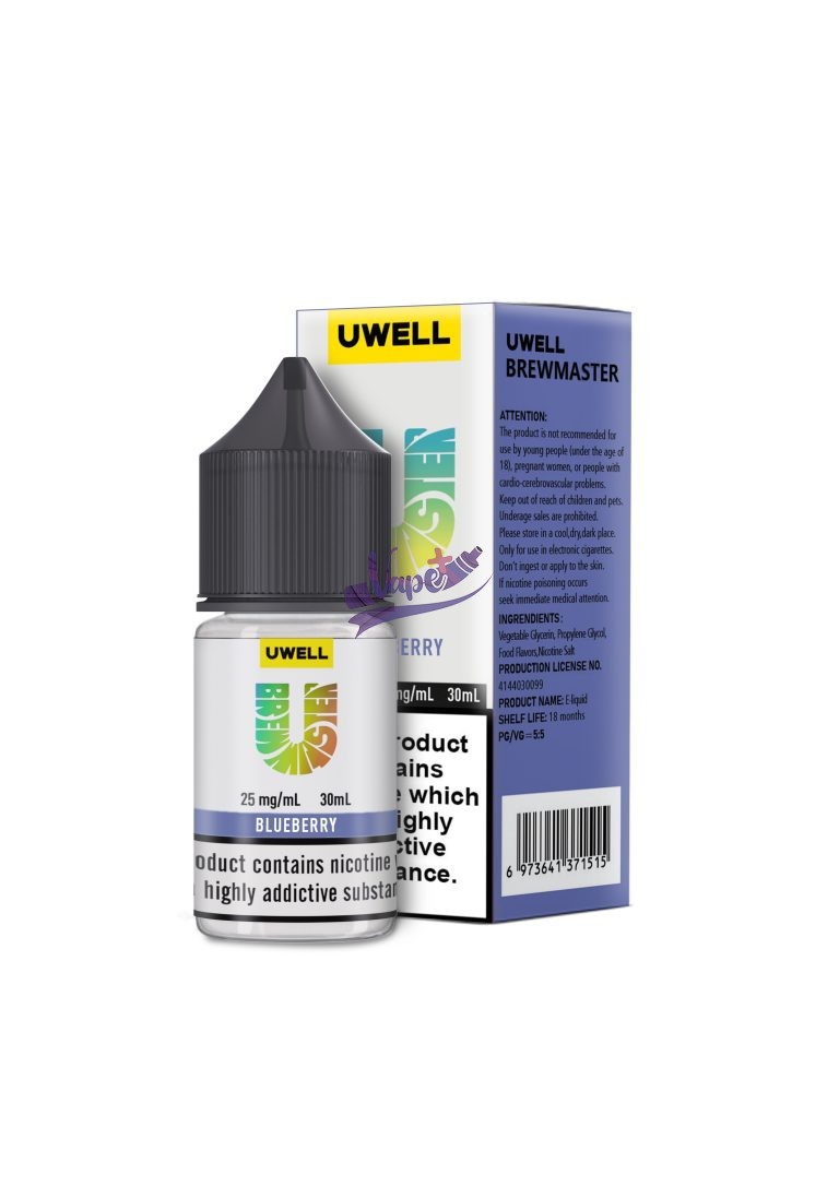 نیکوتین سالت بلوبری کمپانی یوول | Uwell Salt Blueberry 30ml