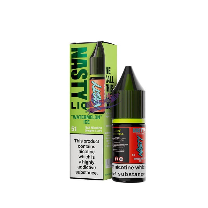 نیکوتین سالت هندوانه یخ نستی ۱۰ میل | NASTY WATERMELON ICE MINI SALT