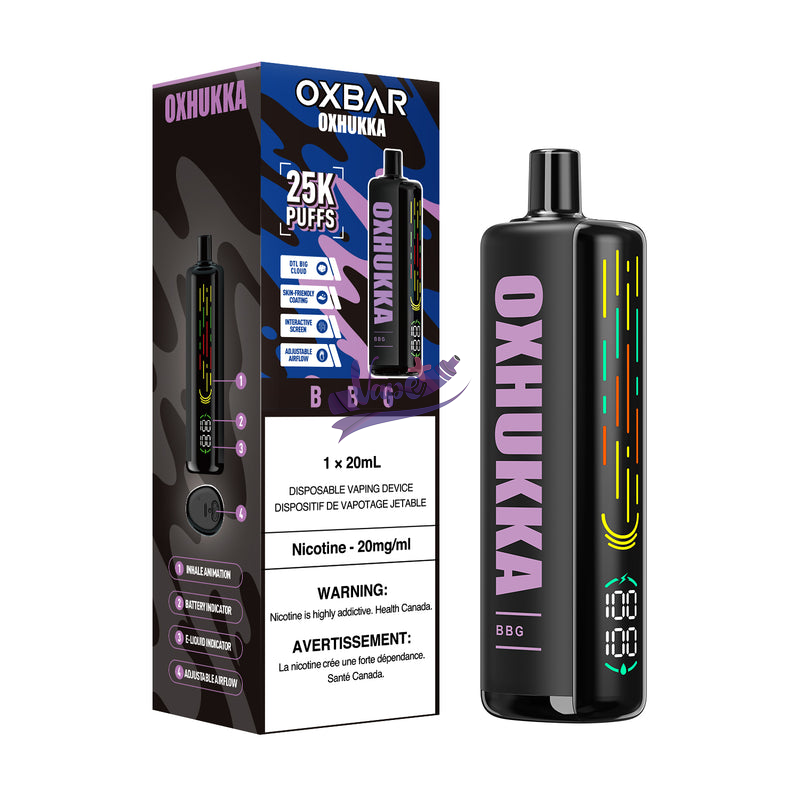 ویپ 25 هزار پاف اوکسبار | disposable vape oxbar vape 25k puff - تصویر 4