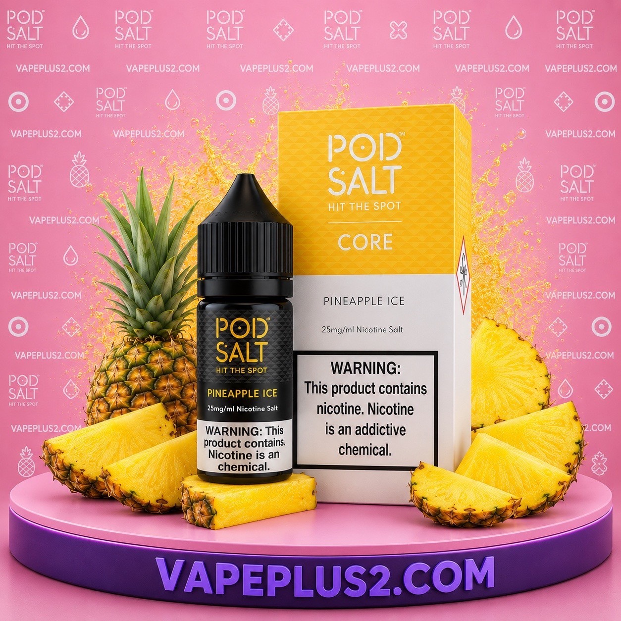 سالت پاد سالت آناناس یخ | Pod Salt Pineapple Ice