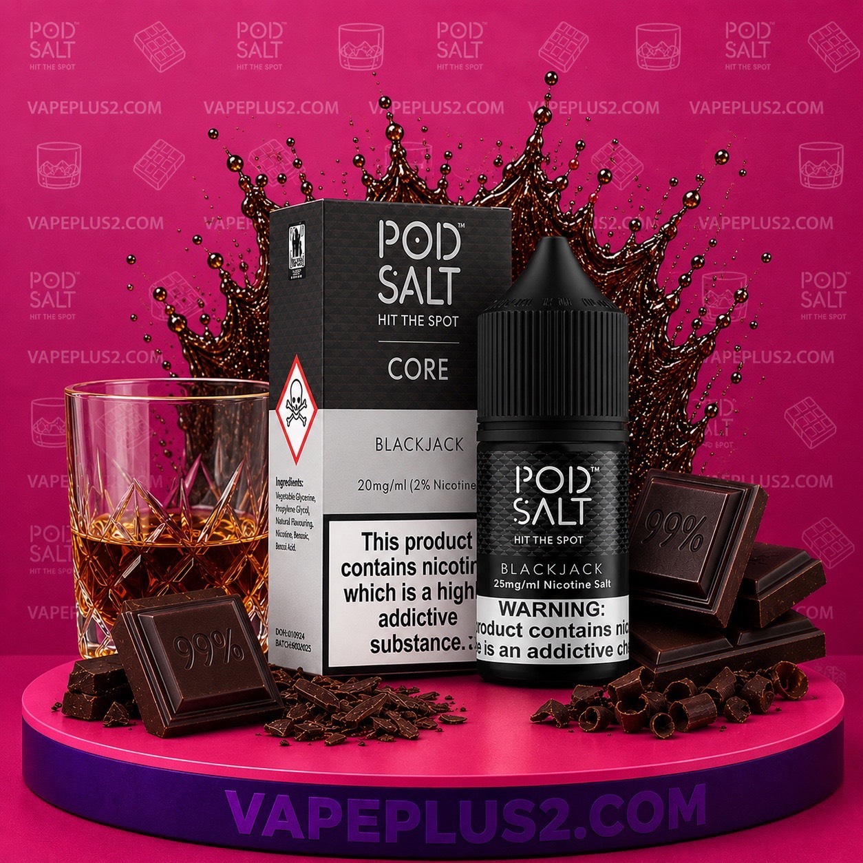 سالت پاد سالت بلک جک | Pod Salt core Black Jack
