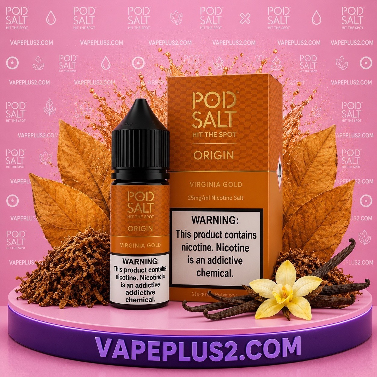 سالت تنباکو ویرجینیا پاد سالت | Pod Salt Virginia Gold