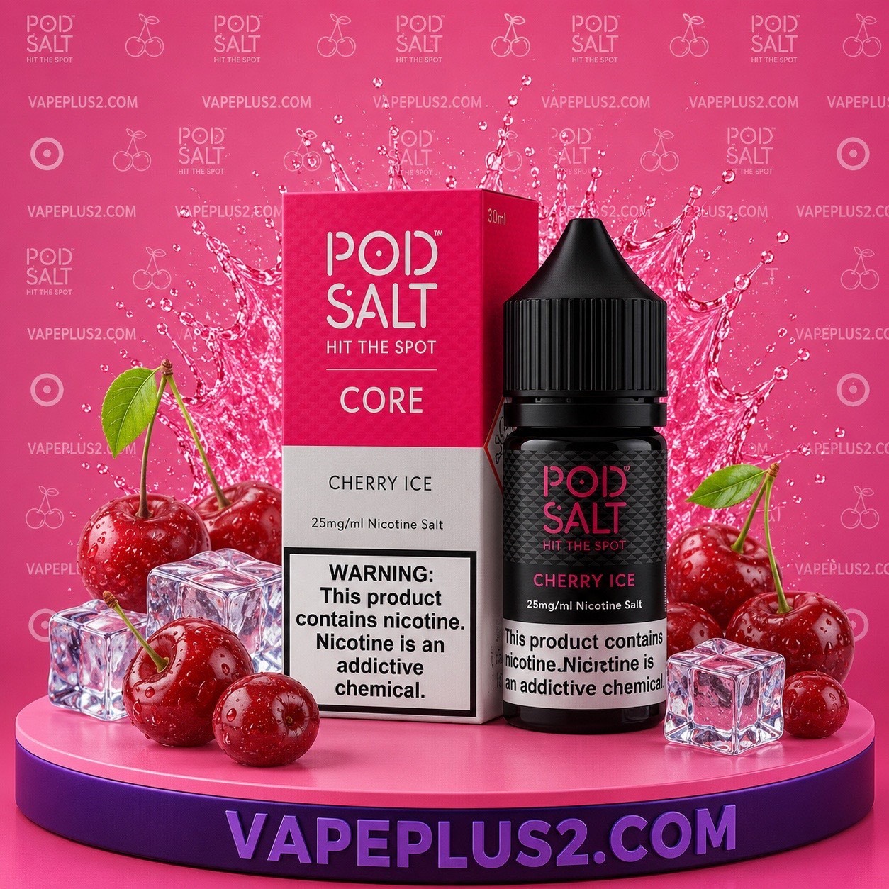 سالت پاد سالت گیلاس یخ | pod salt cherry ice