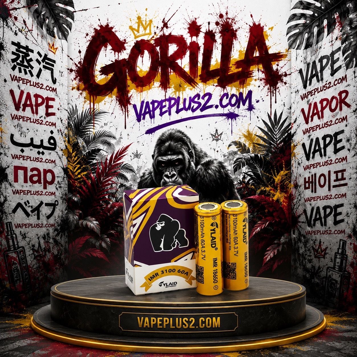 باتری 18650 و 21700 گوریلا | Gorilla Vape Battery