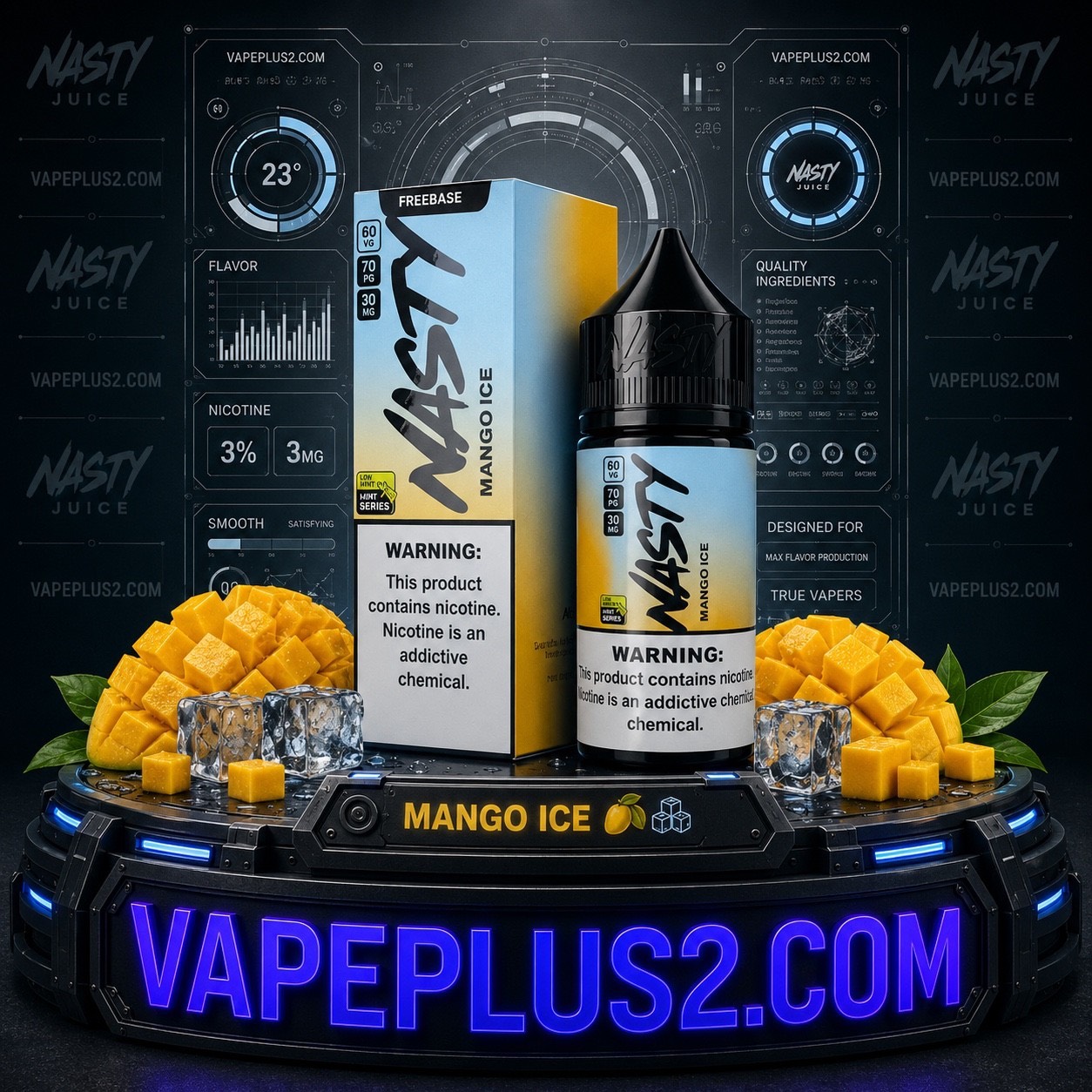 جویس نستی انبه یخ | Nasty Mango ICE