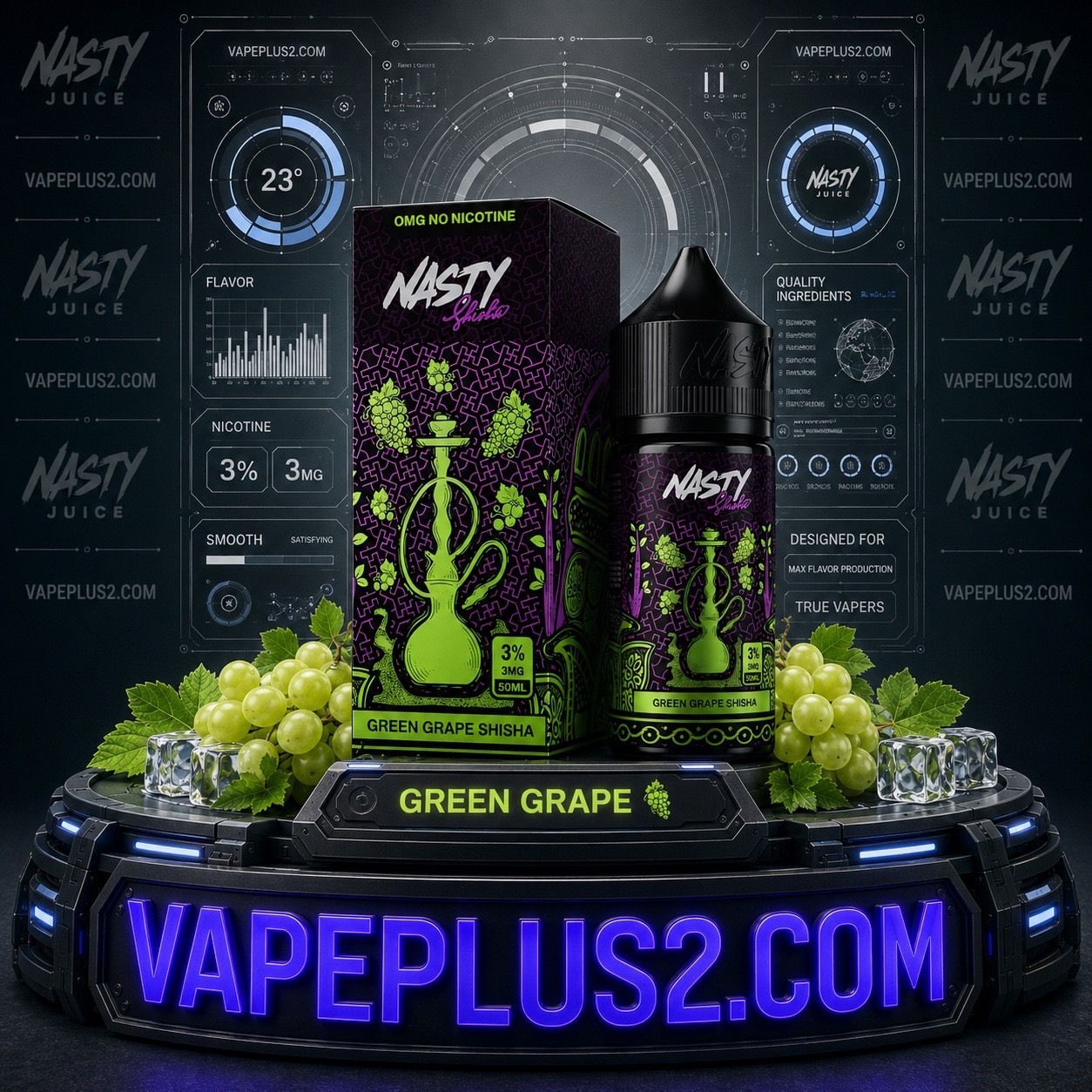 جویس انگور سبز نستی | Nasty Green Grape