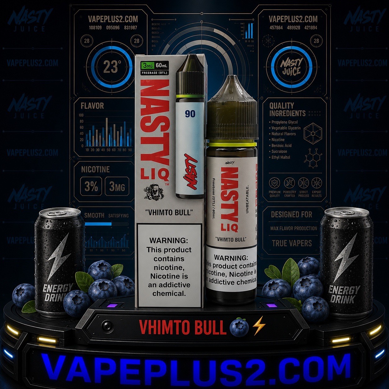 جویس نستی انرژی زا بری | NASTY VHIMTO BULL