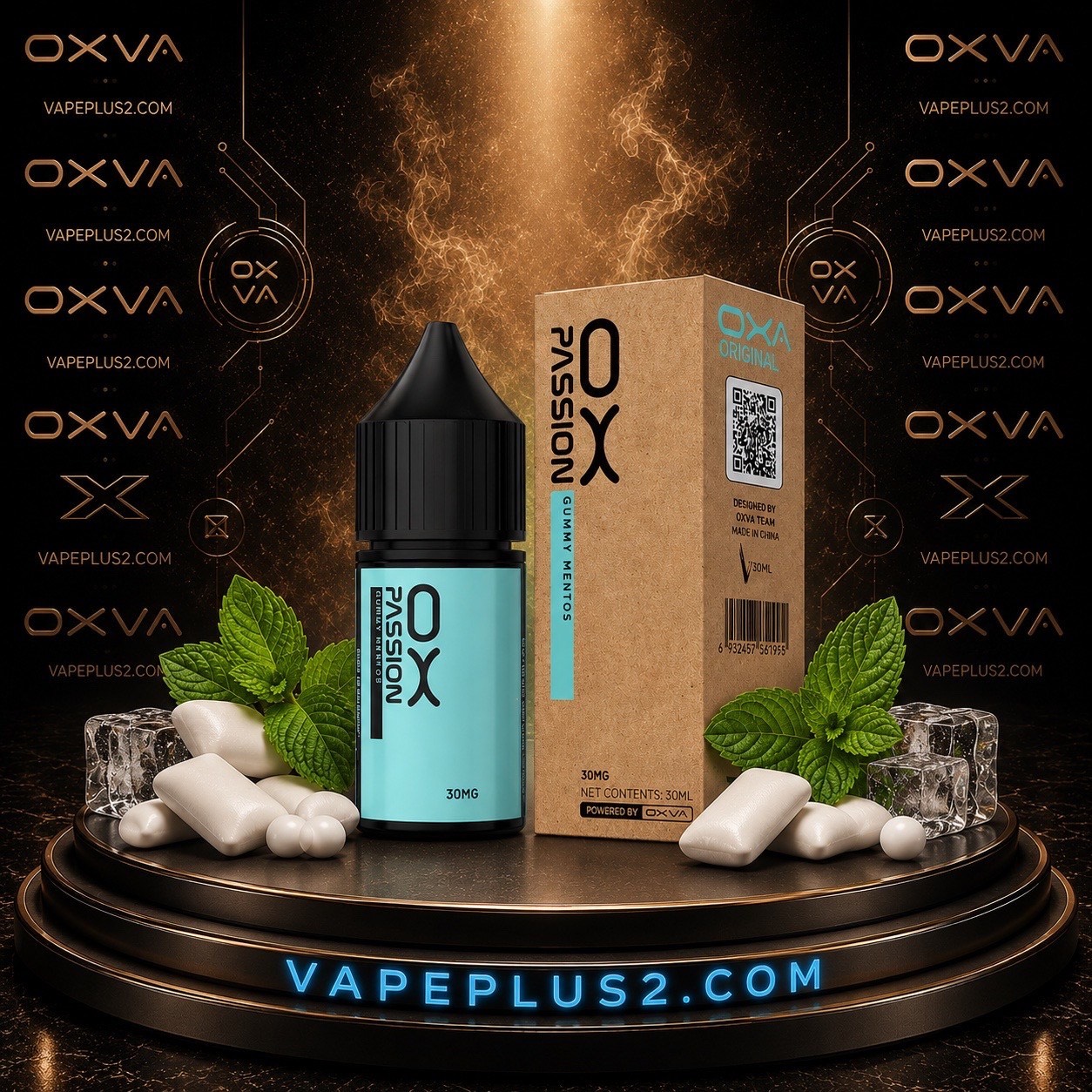 سالت اکسوا طعم ادامس یخ | Oxva gummy menthol Nic Salt E-Liquid