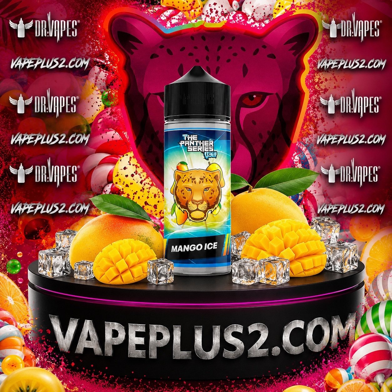 جویس انبه یخ دکتر ویپز 120 میل | Dr.Vapes Mango Ice E-Liquid