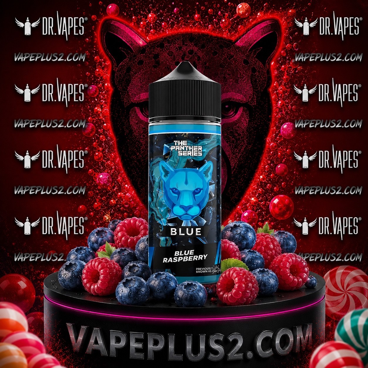 جویس دکتر ویپز بلو رزبری 120 میل | Dr Vapes Blue Raspberry