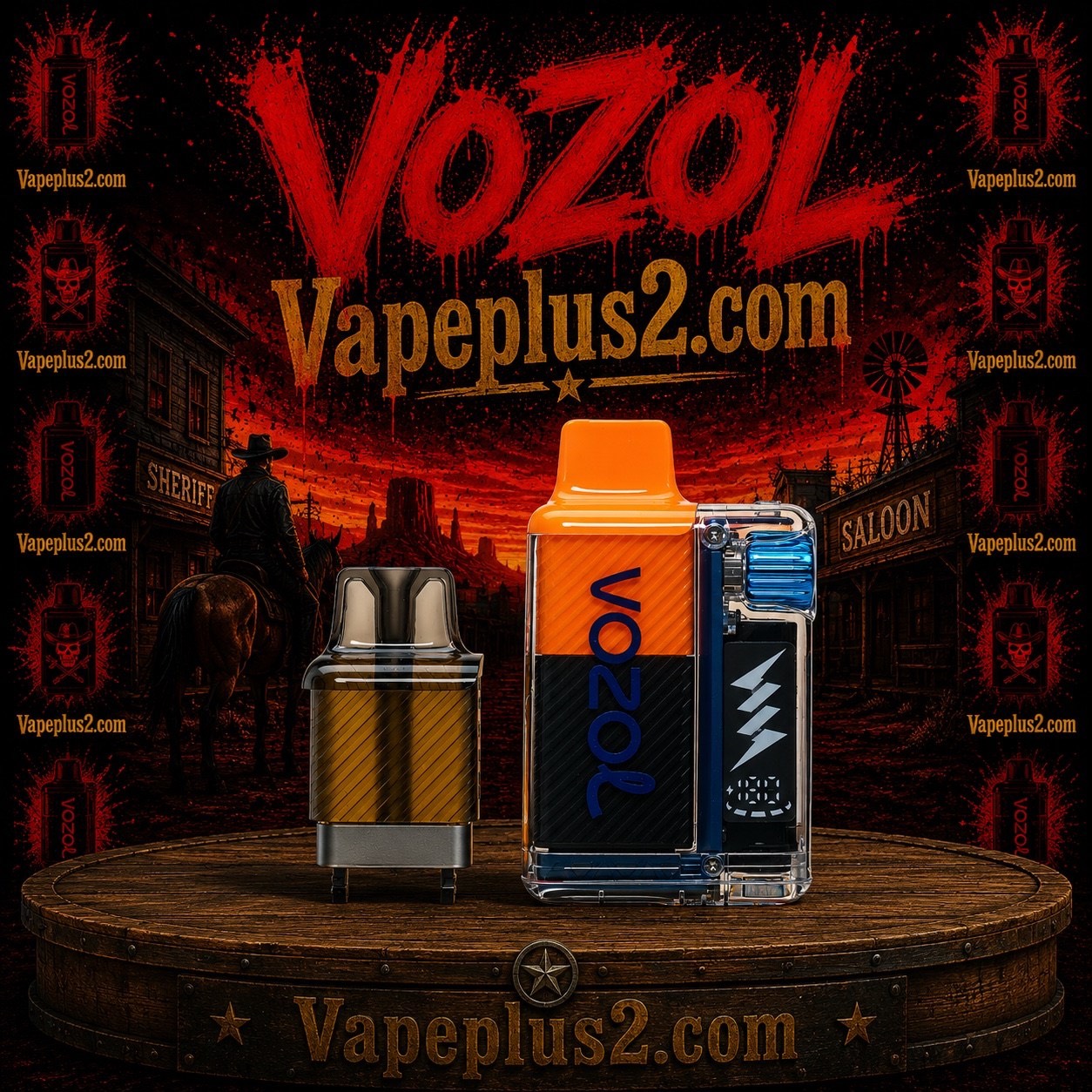 پاد یکبار مصرف وزول ویستا پلاگ 15 هزار پاف | VOZOL 15K VISTA PLUG
