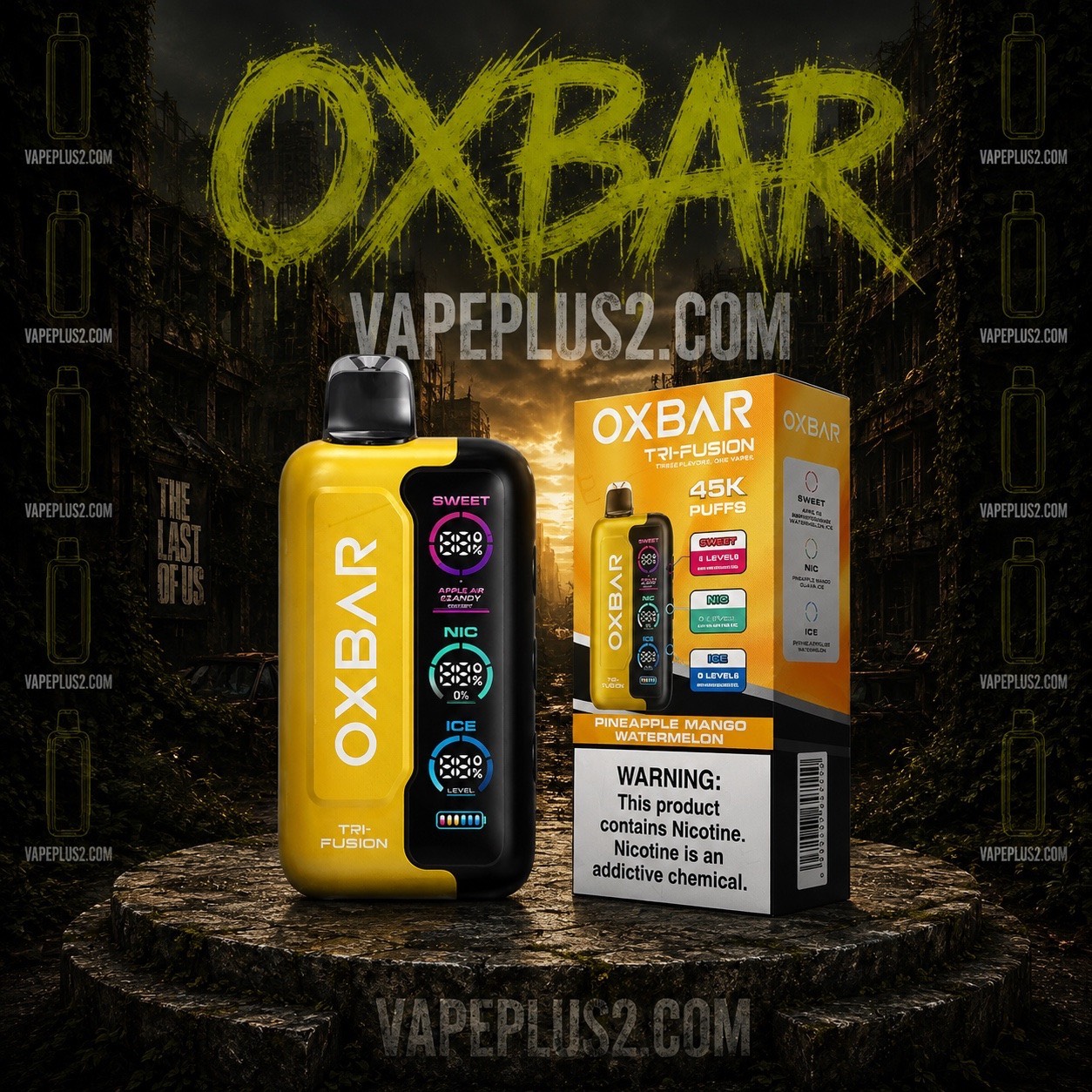 اوکسبار ۴۵۰۰۰ پاف تری فیوژن - Oxbar Tri-Fusion 45K