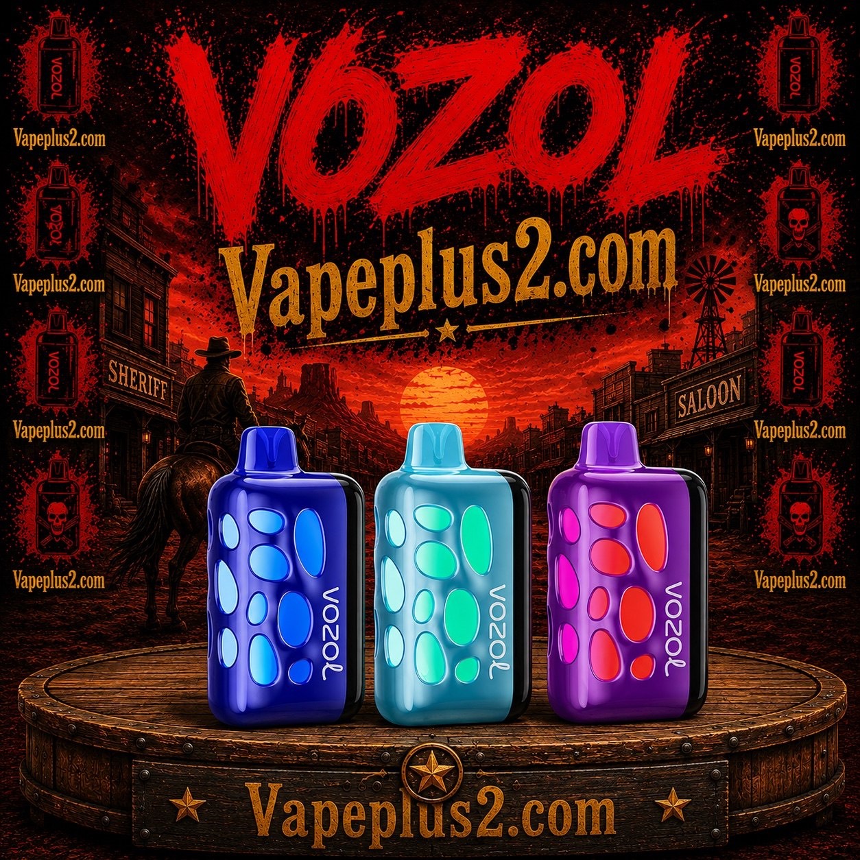 پاد یکبار مصرف وزول 40000 پاف ریو | VOZOL 40K RAVE