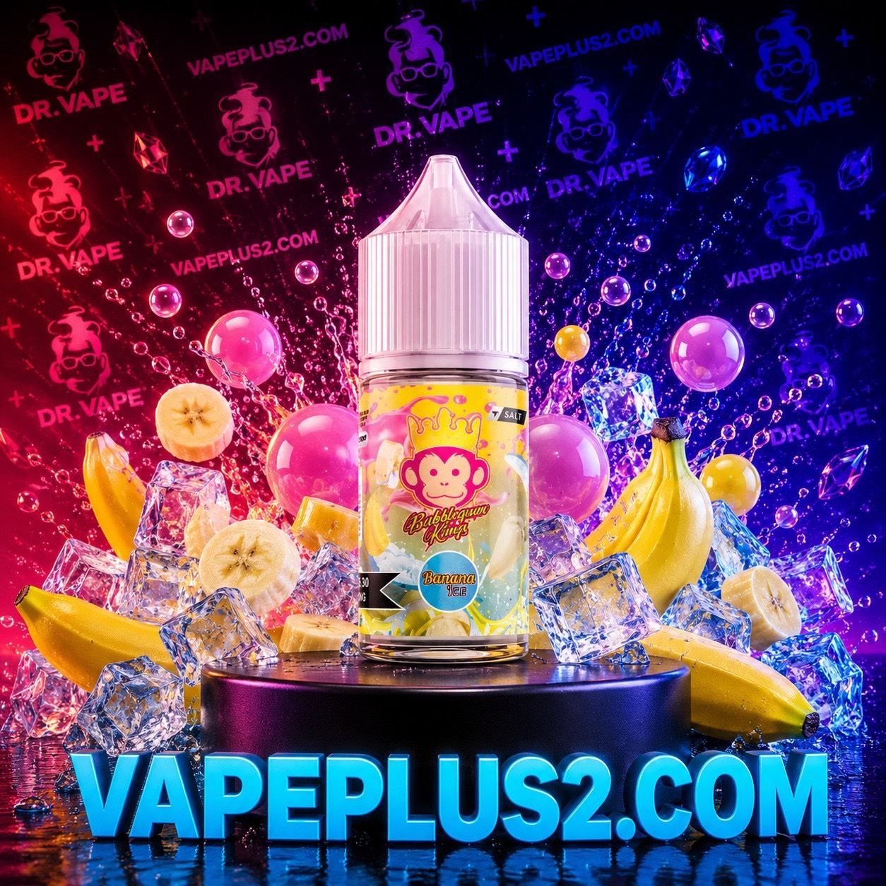 سالت آدامس بادکنکی دکتر ویپز | DR VAPES Bubblegum Kings Original