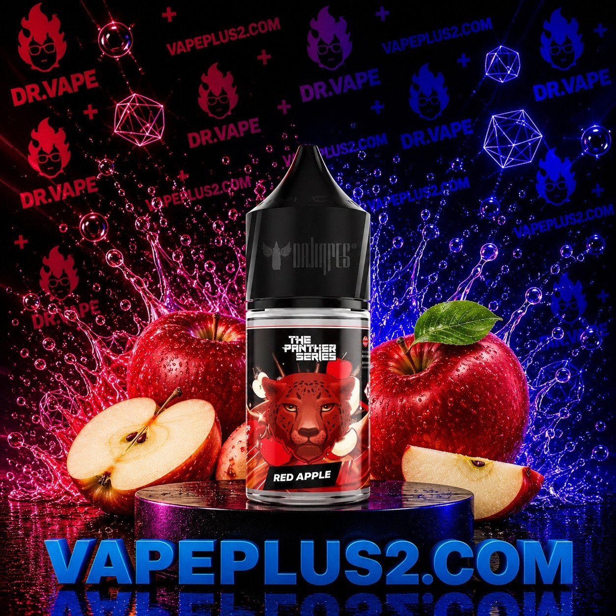 سالت دکتر ویپز سیب قرمز | Dr Vapes Panther Series Red Apple