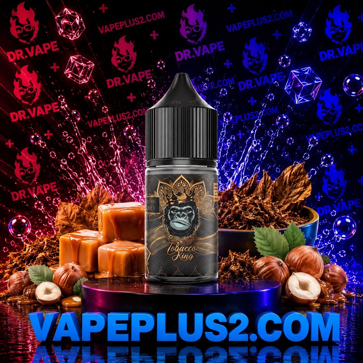 نیکوتین سالت تنباکو کارامل فندق | DR.VAPES TB KINGS ORIGINAL