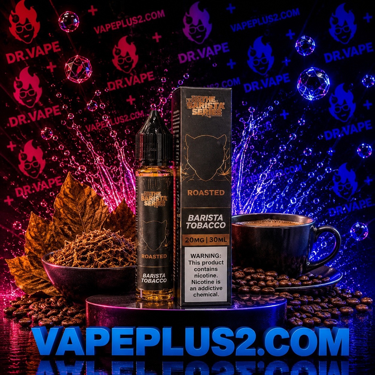 سالت دکتر ویپز 30 میل تنباکو قهوه | dr vapes barista tobacco