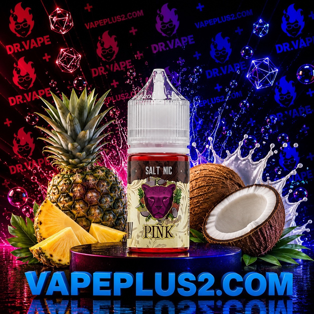 نیکوتین سالت آناناس خامه نارگیلی | DR.VAPES PINK COLADA