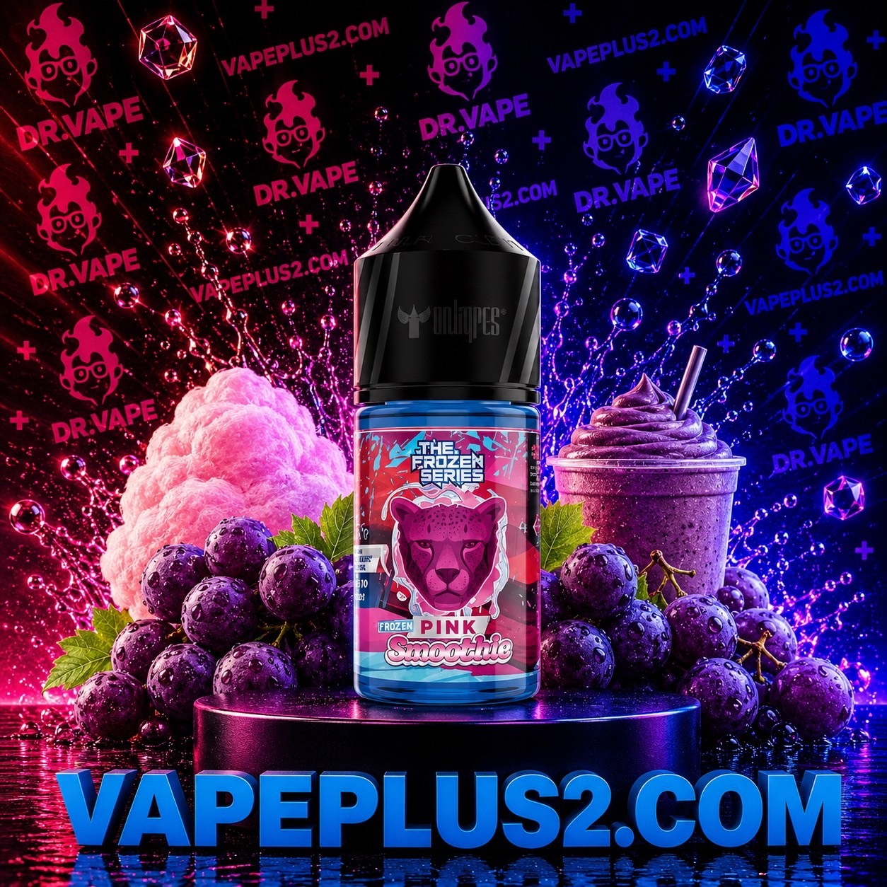 سالت دکتر ویپز پینک اسموتی فروزن | Dr Vapes Pink Frozen Smoothie