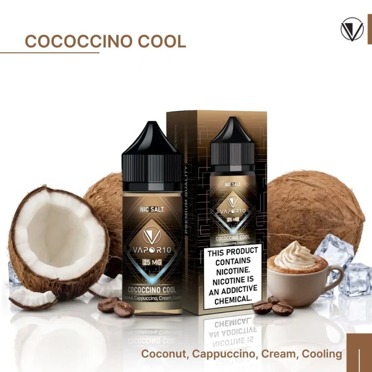 سالت ویپرتن نارگیل کاپوچینو | VAPOR10 COCOCCINO COOL