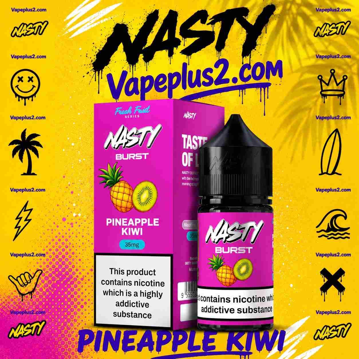 سالت اناناس کیوی نستی سری جدید | nasty fresh fruits kiwi pineapple