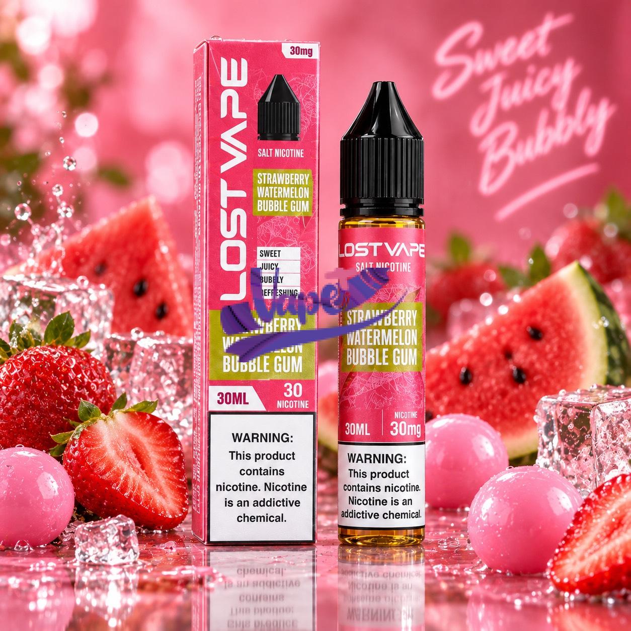 سالت لاست ویپ هندوانه توت فرنگی ادامس 30 میل | LOSTVAPE WATERMELON STRAWBERRY BUBBLEGUM
